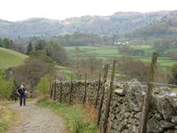 Starting the climb out of Grasmere