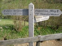 Sometime this morning we crossed the north-south Pennine Way