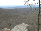 View from Hare Mountain, where I called Kelia